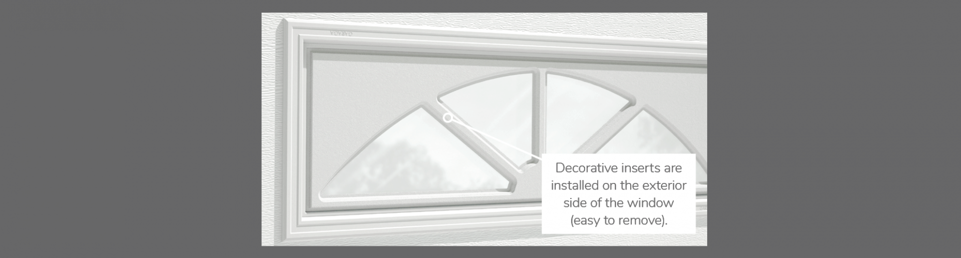 Sherwood Decorative Insert, 40" x 13", available for door R-16 and R-12